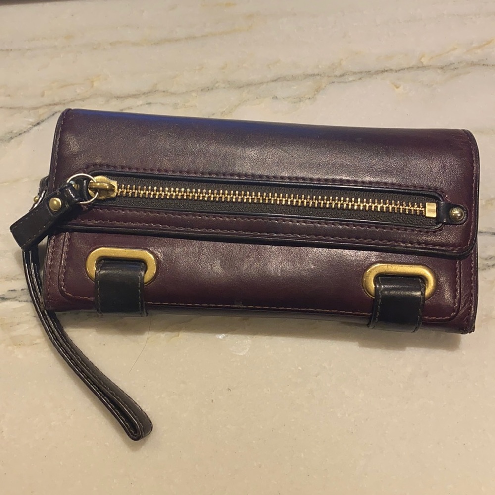 Coach leather wallet